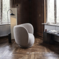 Modernes Design Rico Lounge Chair Boucle Stoffstuhl